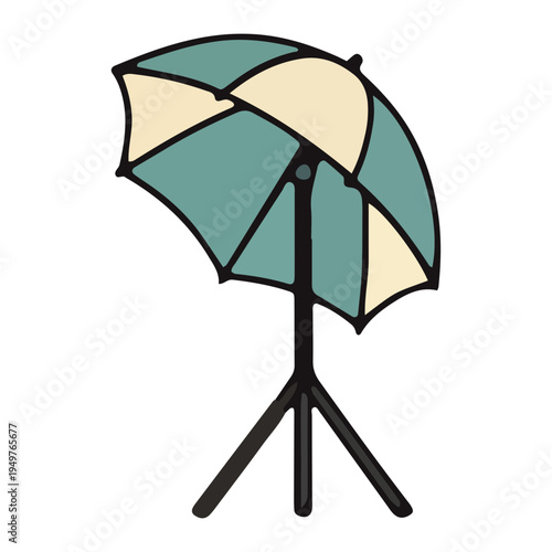 Photography Light Umbrella Icon