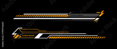 CAR STRIPES DECAL STICKER VECTOR