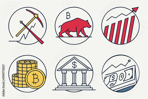 Cryptocurrency and finance including bitcoin and bank money