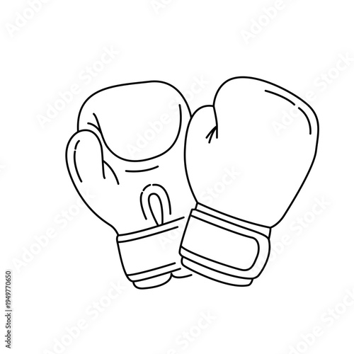 Boxing Gloves Outline Icon
