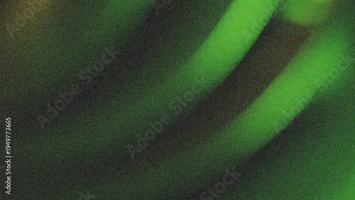 glowing color of dark green on black background for poster design, of a noise texture