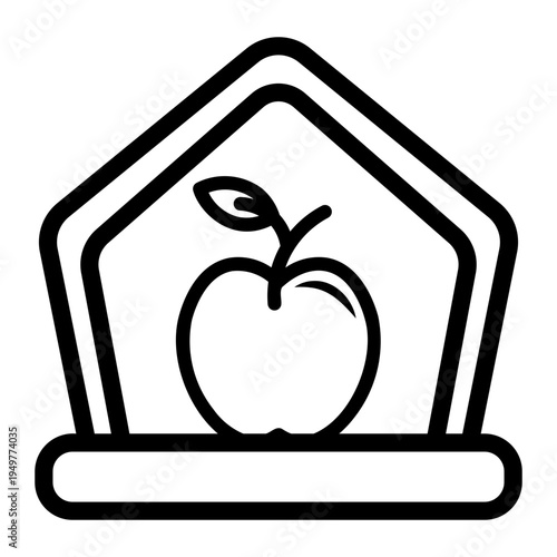 fruit Line Icon