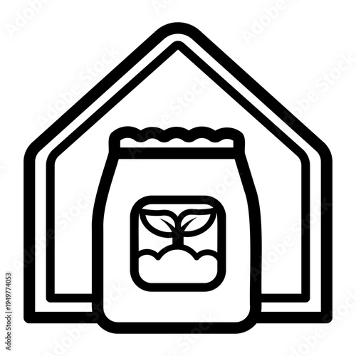 fertilizer Line Icon