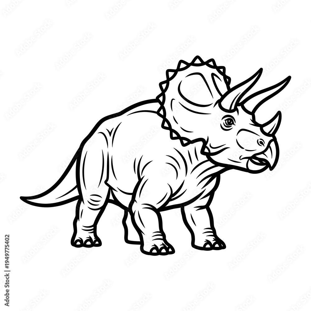 Fototapeta premium rhino vector illustration