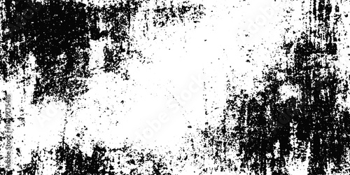 Abstract Vector Noise Texture with Small Debris and Dust Particles, Distressed Uneven Grunge Background with Fine Grain on White.
