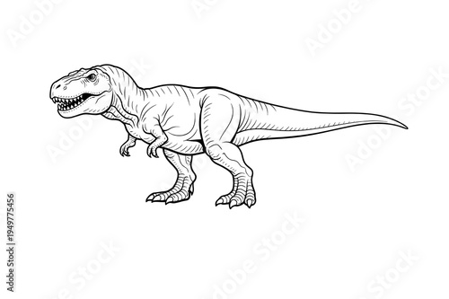 vector illustration of a dinosaur
