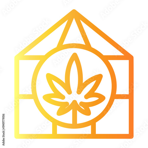 cultivation Line Gradient Icon