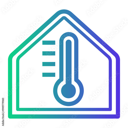 heatwave Line Gradient Icon