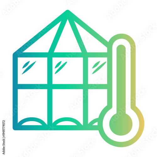 hothouse Line Gradient Icon