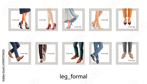 イラスト_足（フォーマル）