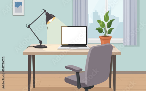 Gray office chair with armrests.