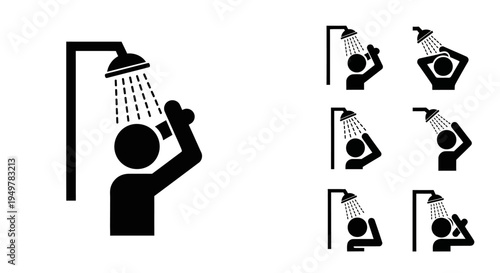 Shower Head with Water Flow.