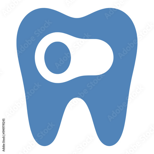 Blue Tooth With Toggle Switch Filled Vector Icon