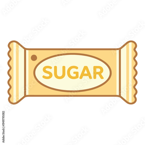 Sugar Pack Vector Icon