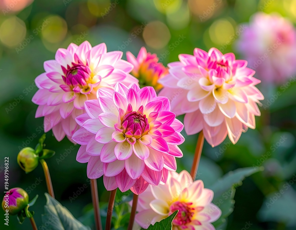 Fototapeta premium Pink Chrysanthemum Flower in Bloom