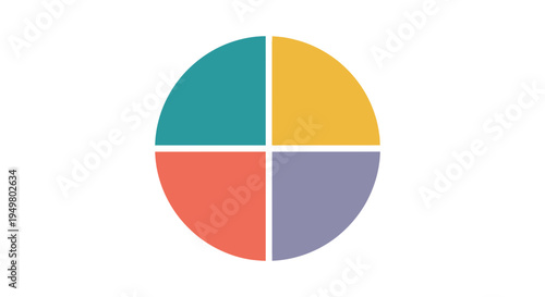 Colorful Pie Chart Segments Isolated on White Background Free Download Colorful Pie Chart Segments Isolated on White Background - GFXLoad