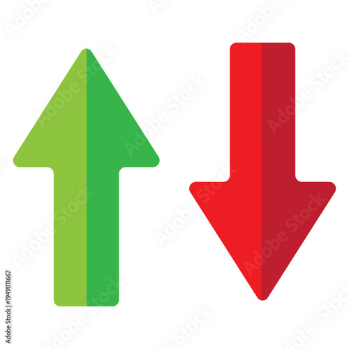 Up Down Arrow Icon North South Pointer Point Lift Elevator Button Download Upload Load Loading Cursor Forward Backward Black White Vector Sign Symbol