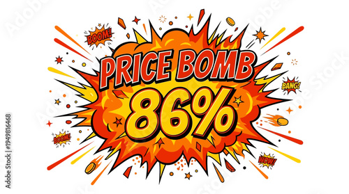 Price Bomb Explosion with 86% Discount