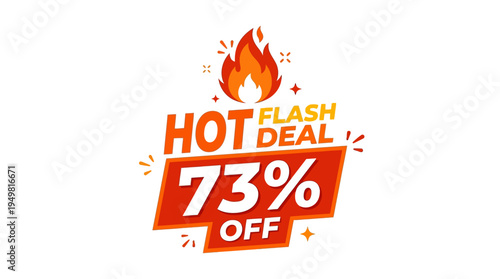 Hot Flash Deal with 73% Off Discount
