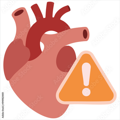 Cardiac arrest symbol vector illustration