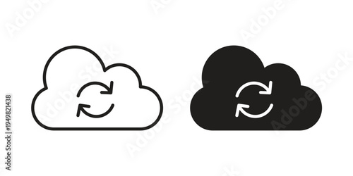 Backup icon symbol collection for web design. Icon Element For Design