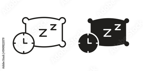 Bedtime icon symbol collection for web design. Icon Element For Design