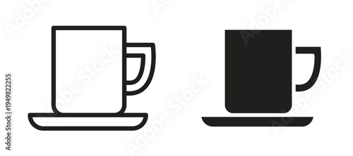 Coffee icon vector design template and illustration EPS10.