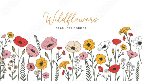 Gemini said

Beautiful floral background with pink poppies and cute butterflies in a nature-inspired spring garden vector illustration featuring a colorful summer pattern design for a blossom card