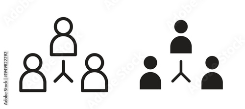 Collaboration icon vector design template and illustration EPS10.