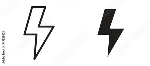 Electricity icon vector design template and illustration EPS10.