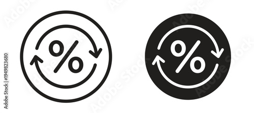 Exchange rate icon vector design template and illustration EPS10.