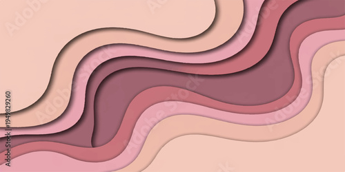 Purple abstract vector background illustration featuring artistic wavy lines and a swirling smoke pattern for a stylish light wallpaper design backdrop