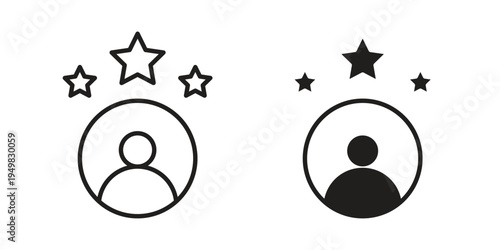 Customer loyalty icon symbol collection for web design. Icon Element For Design
