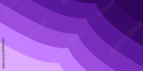 Abstract purple gradient wavy background with layered curves for modern corporate presentation design