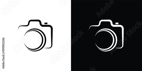 Luna Camera Logo Template for Modern Photography and Video Studio