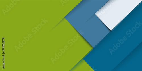 abstract background with lines and shadow. blue and green modern design. bright poster, banner and business card . vector eps10