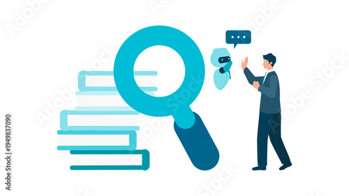 Concept: Office Work Life. Cartoon character heads of People working in offices. Close-up illustrations of Office Brainstorming.