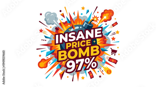 Insane Price Bomb with Explosion Effect