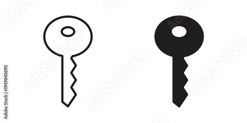 key icon symbol collection for web design. Icon Element For Design