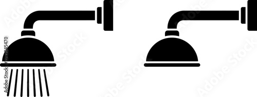 Comparison of showerheads with and without water flow