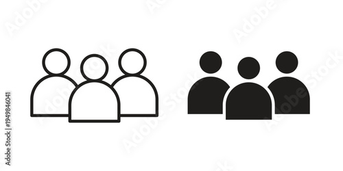 people icon symbol collection for web design. Icon Element For Design