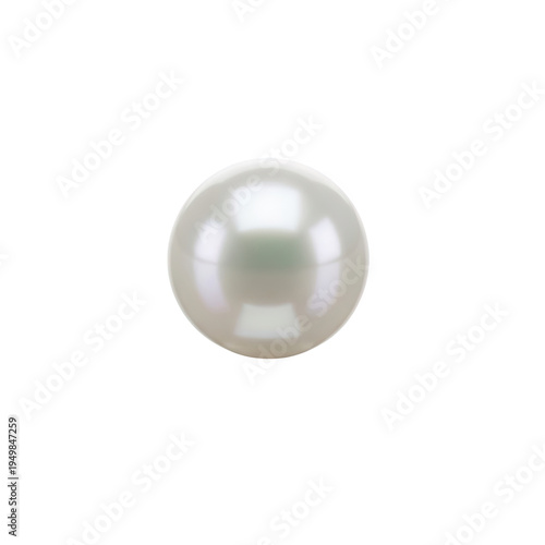 Lustrous Pearl on transparent Background Symbolizing Elegance and Beauty