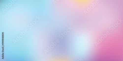 Soft Pastel Gradient Background with Blurry Hues of Blue Pink and Purple.