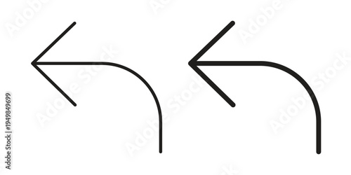 Reply icon symbol collection for web design. Icon Element For Design