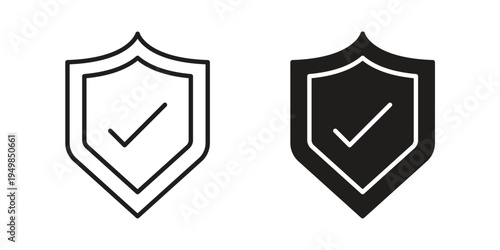 Safe icon symbol collection for web design. Icon Element For Design