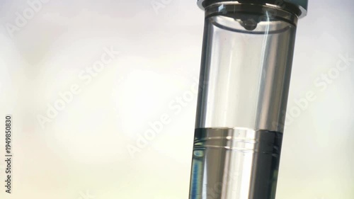 Intravenous drip fluid helping to treat in hospital. Chemotherapy IV drip and Medical treatment. fluids through a needle or tube inserted into a vein