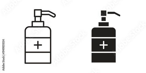 Sanitizer icon symbol collection for web design. Icon Element For Design