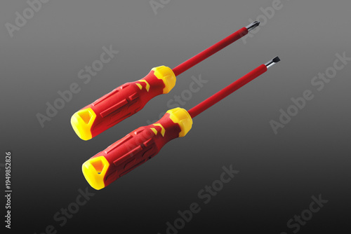 Dielectric insulated screwdrivers.
