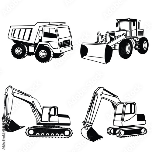 Heavy Machinery for Road and Construction