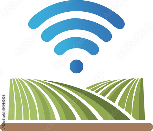 Digital Wifi Crop Asset Icon